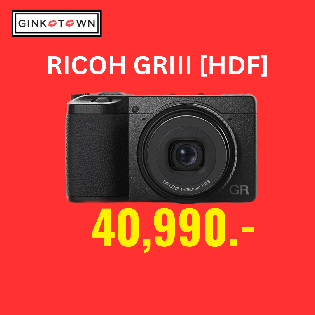 Ricoh GR III(HDF) [ประกันศูนย์ไทย] Digital Camera – GINKOTOWN